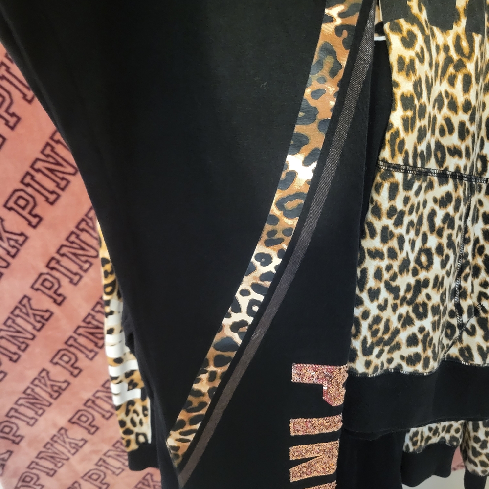 PINK Victoria's Secret 3pc HTF Leopard Print Bundle - Picture 14 of 16